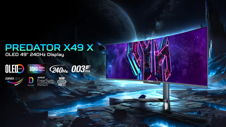 Acer revealed the key specifications of the Predator X49 X Monitor ...
