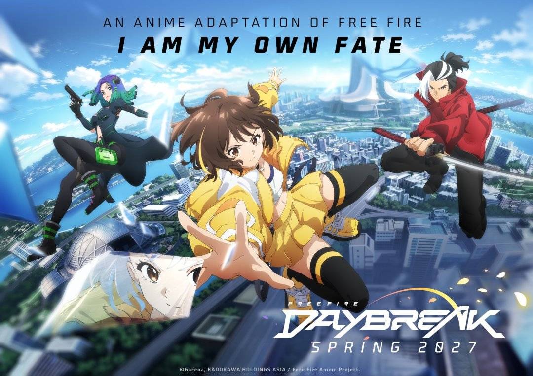 Garena Free Fire anime set to premiere in Spring 2027 as Free Fire Daybreak