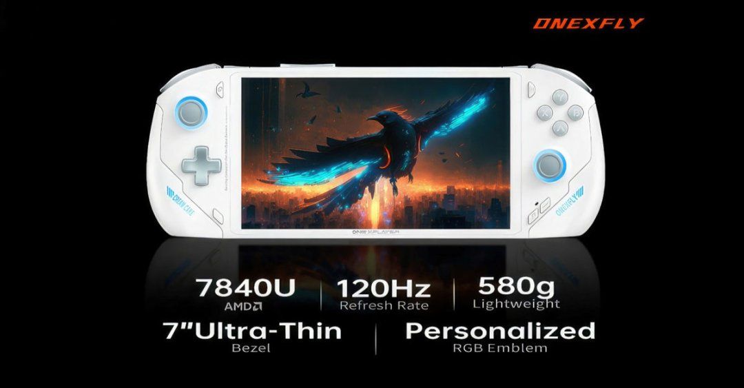 Onexfly is an ultra-thin console that features an AMD Ryzen 7 7840U ...